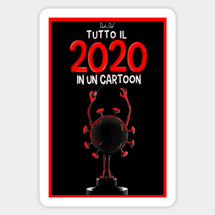 Locandina "Tutto il 2020 in Un Cartoon" Sticker